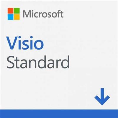 Microsoft D86-05942, Visio Standard 2021 ESD, visos kalbos Kitos programinės įrangos Microsoft