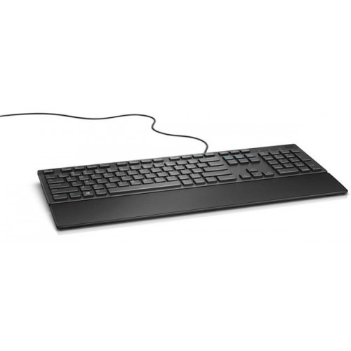 Dell KB216 Multimedia“, laidinis, klaviatūros išdėstymas EN, juoda, JAV tarptautinė, skaičių