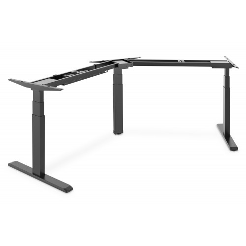Digitus stalo rėmas, 62 - 128 cm, Maksimalus apkrovos svoris 150 kg, Metalas, Juodas Rašomieji