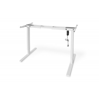 Digitus stalo rėmas, 70 - 120 cm, Maksimalus apkrovos svoris 80 kg, Metalas, Baltas Rašomieji