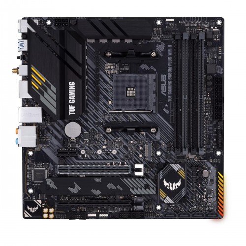 Asus TUF GAMING B550M-PLUS WIFI II Procesorių šeima AMD, Procesoriaus lizdas AM4, DDR4, 4