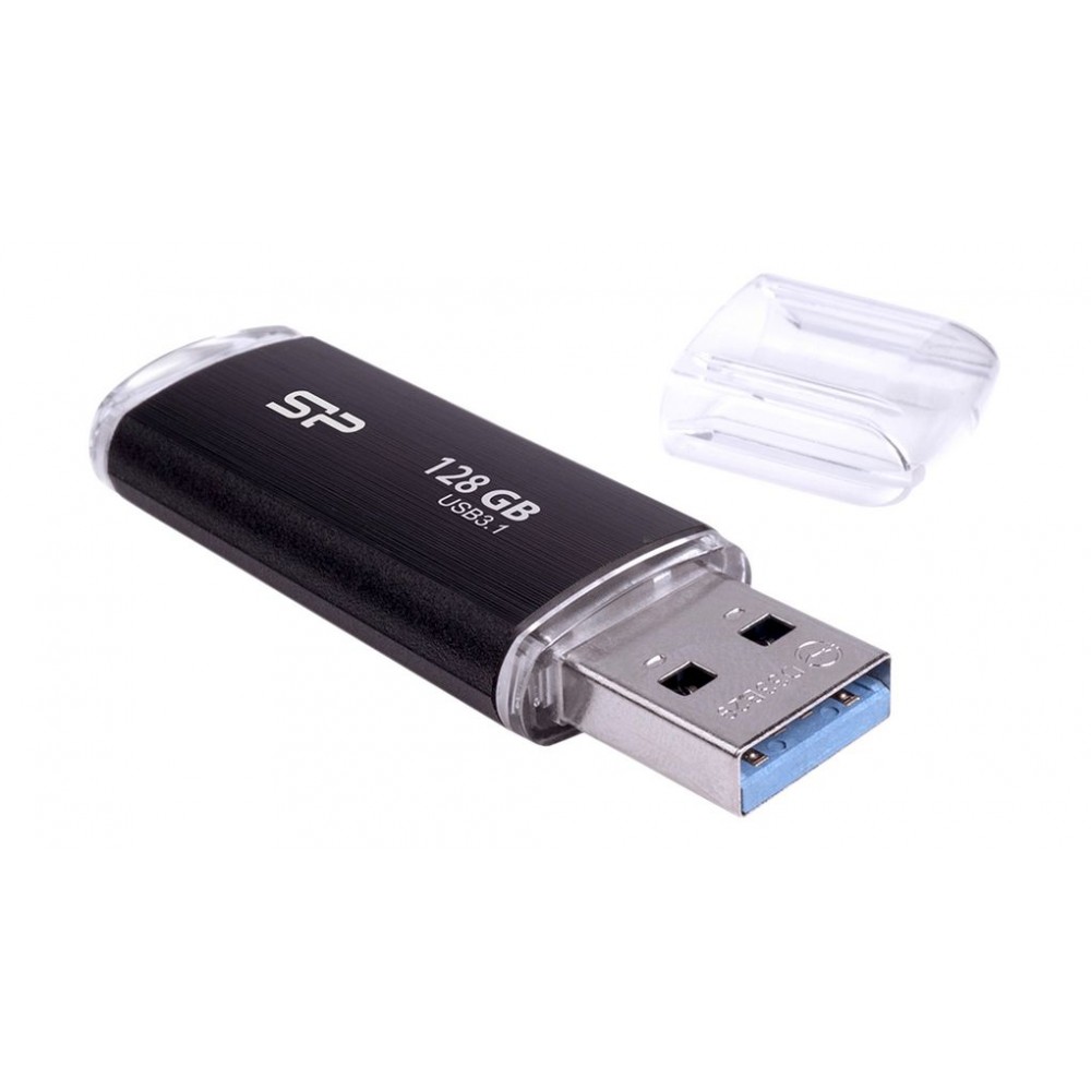 Silicon Power USB 3.1 Flash Drive Blaze B02 128 GB, USB 3.2 Gen 1 / USB 3.1 Gen 1 / USB 3.0 /
