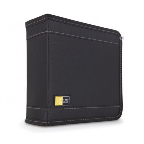 Case Logic CD piniginė nailoninė, 32 diskai, juoda HDD ir SSD dėklai Case Logic