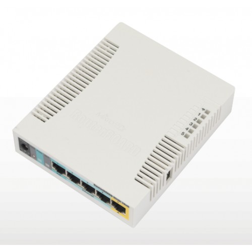 MikroTik RB951UI-2HnD prieigos taškas 802.11n, 2.4, 10/100 Mbit/s, Ethernet LAN (RJ-45)