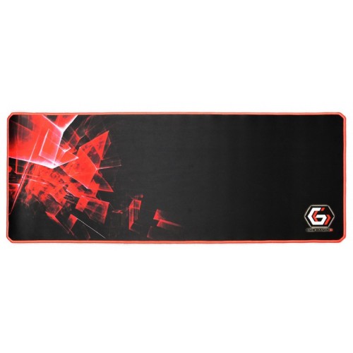 Gembird Gaming pelės kilimėlis PRO, ypač didelis, juodas/raudonas, ypač platus kilimėlio