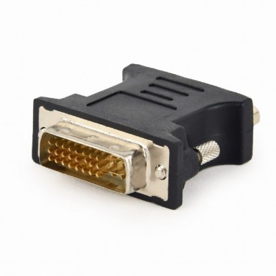 Gembird Adapter DVI-A vyrelis su VGA 15 kontaktų HD (3 eilučių) female , juodas Laidai