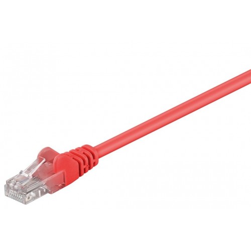 Goobay CAT 5e kabelis, U/UTP 68369 3 m, raudonas Interneto laidai ir priedai Goobay