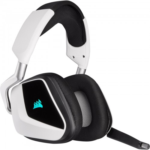 Corsair Premium žaidimų ausinės VOID RGB ELITE Integruotas mikrofonas, juoda/balta, 