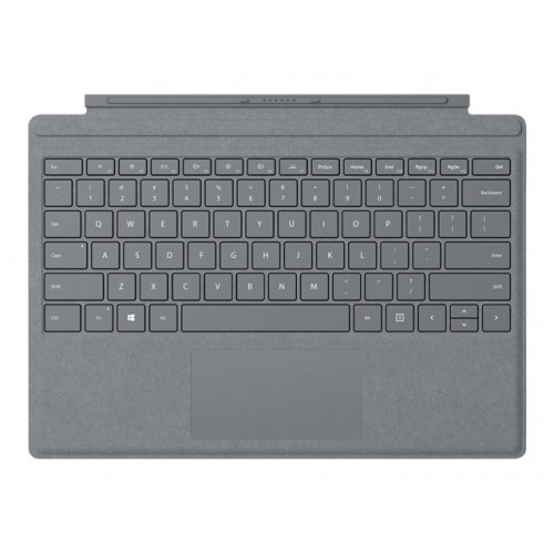 Microsoft Surface Pro 7 Platinum + Surface Pro Type Cover Lite Charcoal, 12,3 colio, jutiklinis