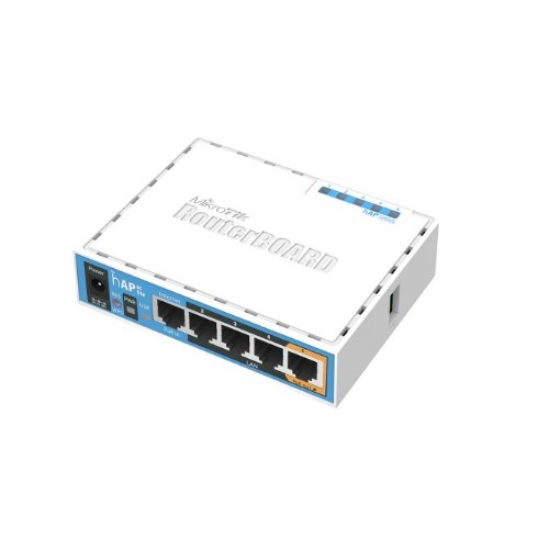 MikroTik RB952Ui-5ac2nD hAP ac lite 802.11ac, 2.4/5.0, 10/100 Mbit/s, Ethernet LAN (RJ-45)
