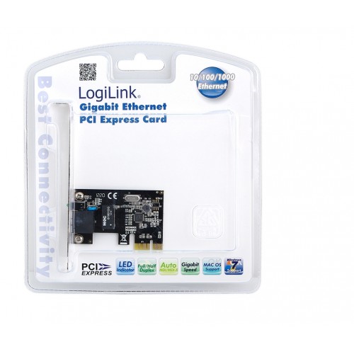 Logilink Gigabit PCI Express tinklo plokštė PCI-E Tinklo plokštės Logilink