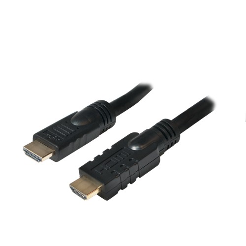 Logilink CHA0025 HDMI kabelis, aktyvus, M/M, 25m, juodas Vaizdo laidai Logilink