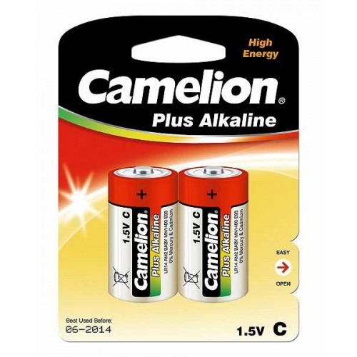 Camelion C/LR14, Plus Alkaline LR14, 2 vnt. Baterijos Camelion