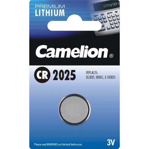Camelion CR2025, ličio, 1 vnt. Baterijos Camelion