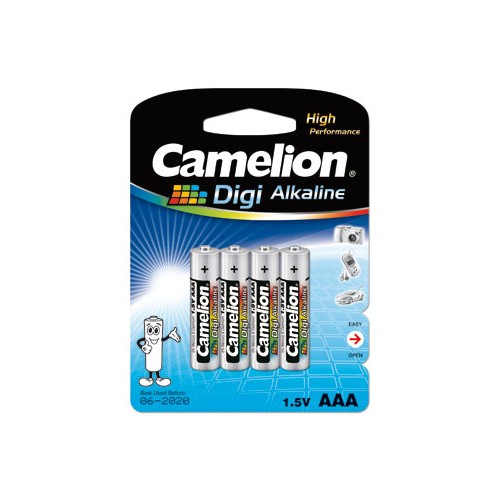 Camelion LR03-BP4DG AAA/LR03, Digi Alkaline, 4 vnt. Baterijos Camelion