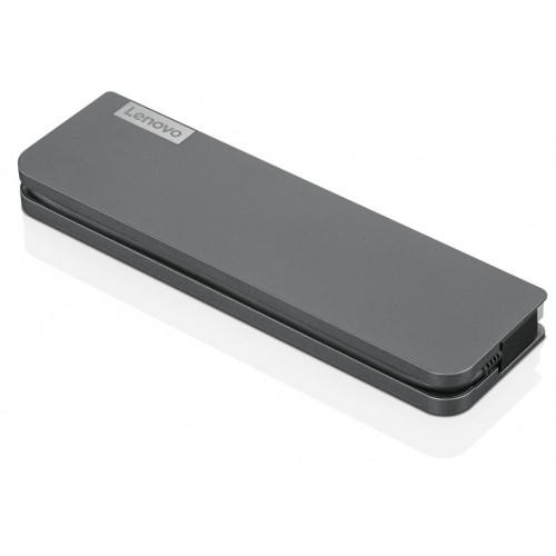 Lenovo USB-C Mini Dock“ (maks. 1 ekranas, maksimali skiriamoji geba: 4K/60 Hz, Palaikoma: