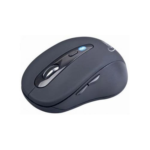 Gembird MUSWB2 optinė Bluetooth pelė, belaidis ryšys, 6 mygtukai, juoda, pilka Kompiuterinės