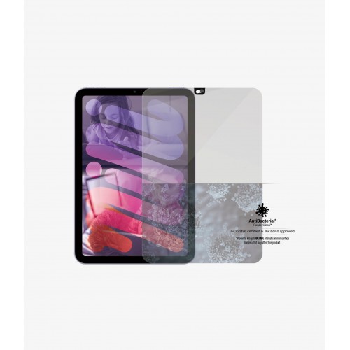 PanzerGlass Camslider AB Apple, iPad mini (2021), grūdintas stiklas, skaidrus, ekrano apsauga