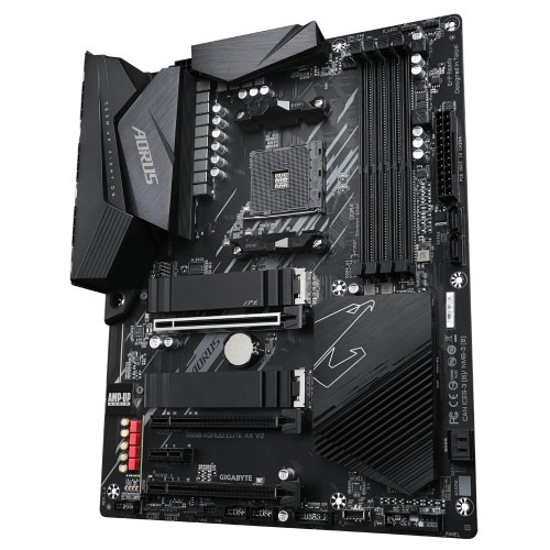 Gigabyte B550 AORUS ELITE AX V2 1.0 procesorių šeima AMD, procesoriaus lizdas AM4, DDR4 DIMM, 2