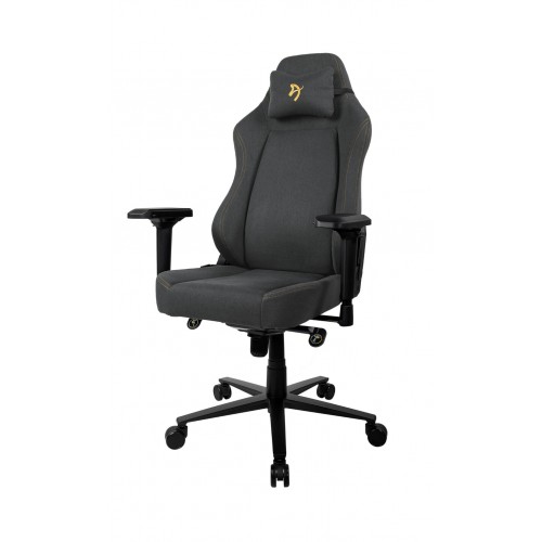 Arozzi žaidimų kėdės Primo austas audinys juodas/pilkas/auksinis logotipas Žaidimų įranga Arozzi