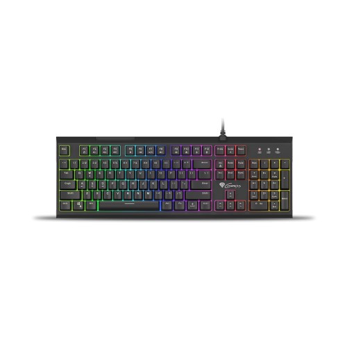 GENESIS THOR 210 RGB žaidimų klaviatūra, JAV išdėstymas, laidinis, juodas, RGB apšvietimas