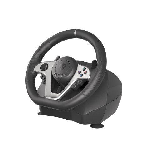 Genesis Driving Wheel Seaborg 400 sidabrinė/juoda Žaidimų įranga Genesis