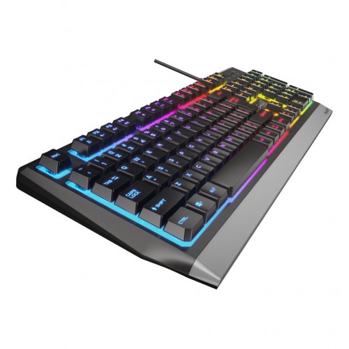 Genesis Rhod 300 RGB žaidimų klaviatūra, RGB LED lemputė, JAV, juoda, laidinė Klaviatūros