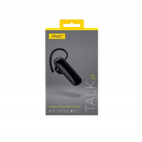 Jabra Talk 25“ garsumo valdiklis, 8,2 g, juodas, laisvų rankų įranga, 16,6 cm, 20,5 cm, 47,1