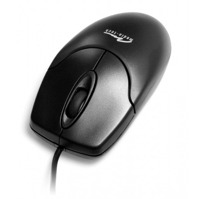 Kompiuterinė pelė Klasikinė optinė pelė Media-Tech MT1075KU, USB jungtis, 800DPI, juoda