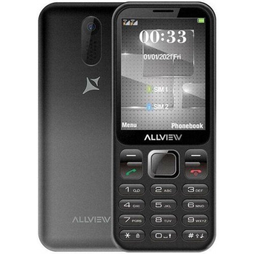 Allview M20 Luna juoda, 2,8 ", 240 x 320 pikselių, 32 MB, dvi SIM kortelės, micro-SIM ir