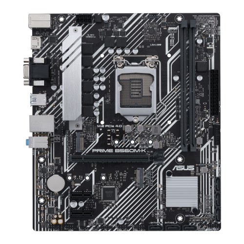 Asus PRIME B560M-K Procesorių šeima Intel, Procesoriaus lizdas LGA1200, DDR4 DIMM, Atminties