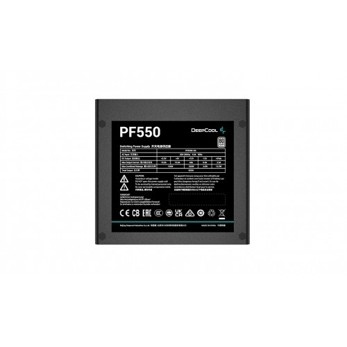 Deepcool PF550 550 W, sertifikuotas pagal 80 PLUS standartą Maitinimo blokai Deepcool