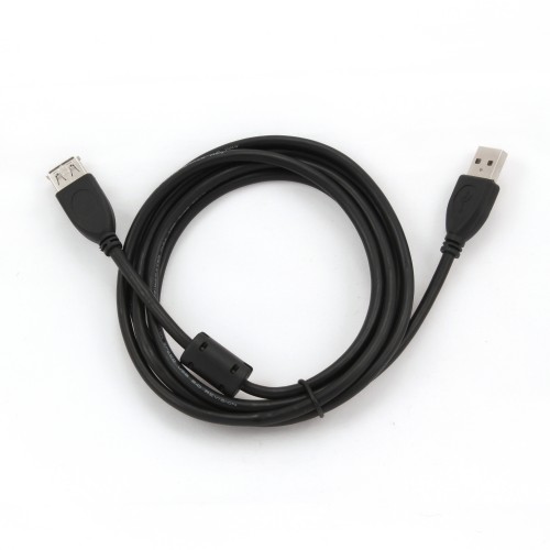 Cablexpert USB 2.0 A M/FM 1,8 m, juodas, USB ilgintuvas Interneto laidai ir priedai Cablexpert