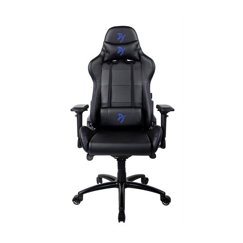 Arozzi Žaidimų kėdė, "Verona Signature PU", juoda/mėlyna su logotipu Žaidimų įranga Arozzi