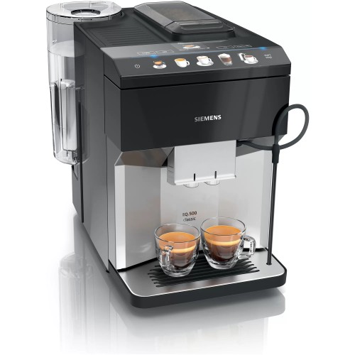 SIEMENS Automatinis kavos aparatas TP505R01 Siurblio slėgis 15 barų, Įmontuotas pieno