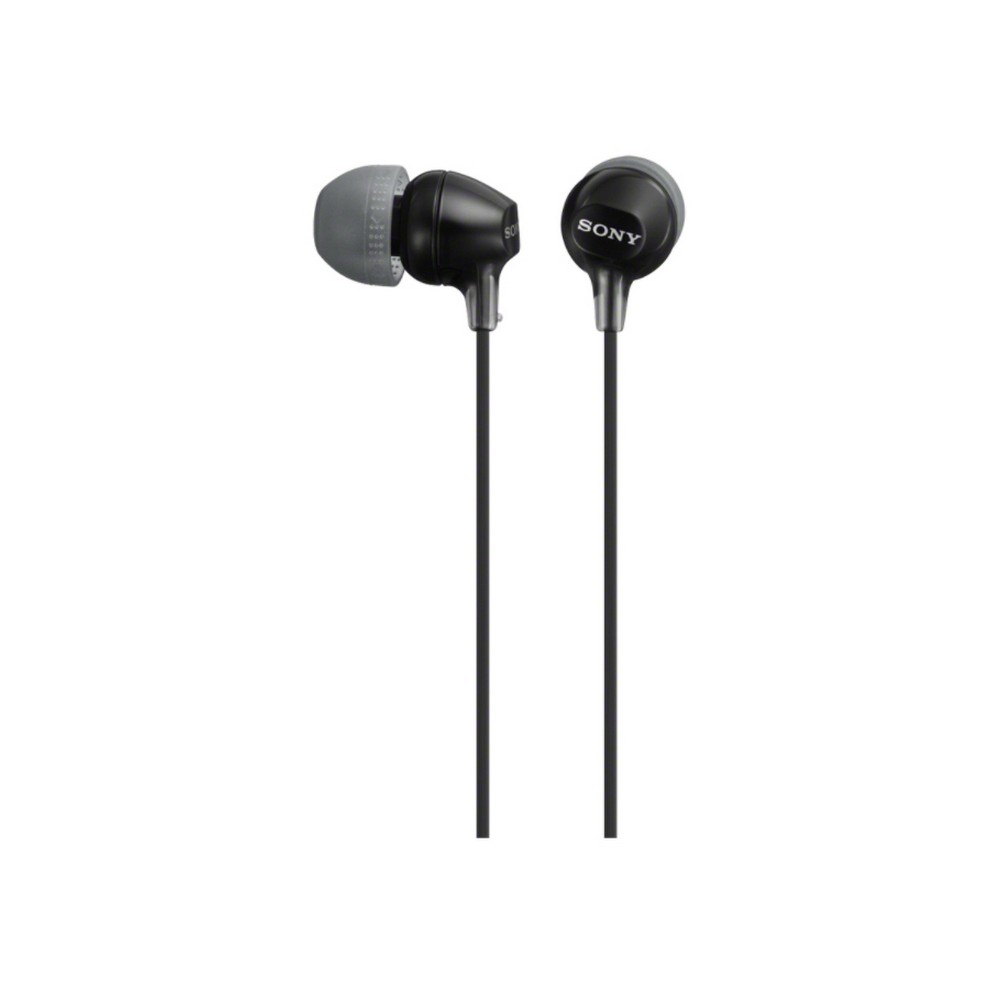 Sony EX serijos MDR-EX15LP ausinės, juodos spalvos Ausinės ir ausinukai Sony