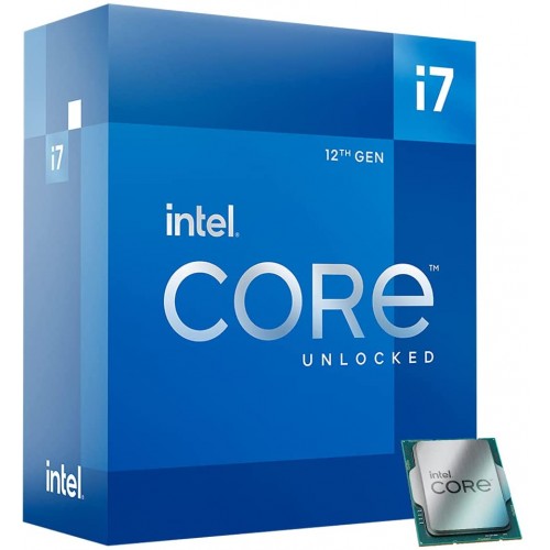 Intel i7-12700K, 3,6 GHz, LGA1700, Procesoriaus gijų 20, Mažmeninė pakuotė, Procesoriaus