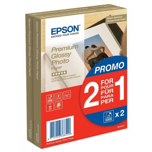 Epson "Premium" blizgus fotopopierius 10x15, 255 g/m Spausdintuvų reikmenys Epson