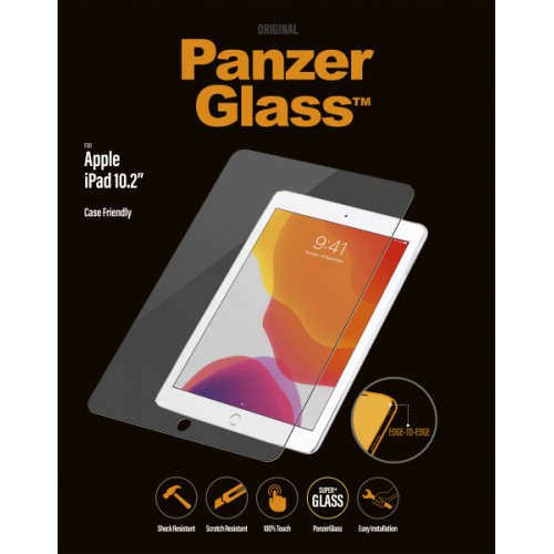PanzerGlass Case Friendly 2673 Skaidri, ekrano apsauga, Apple iPad 10.2'' Planšetinių