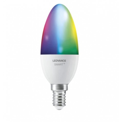 Ledvance SMART+ WiFi klasikinė žvakė RGBW Multicolour 40 5W 2700-6500K E14 Išmanieji namai