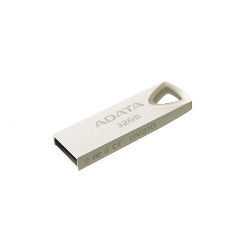 ADATA UV210 32 GB, USB 2.0, sidabrinės spalvos Išoriniai kietieji diskai ADATA