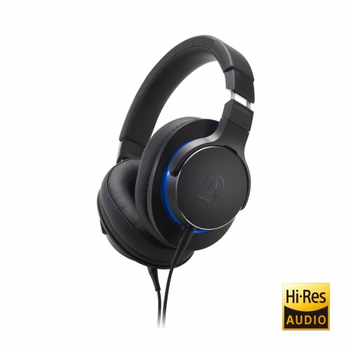 Audio Technica ATH-MSR7bBK 3,5 mm, juodos spalvos ausinės su ausinėmis, Ausinės ir ausinukai