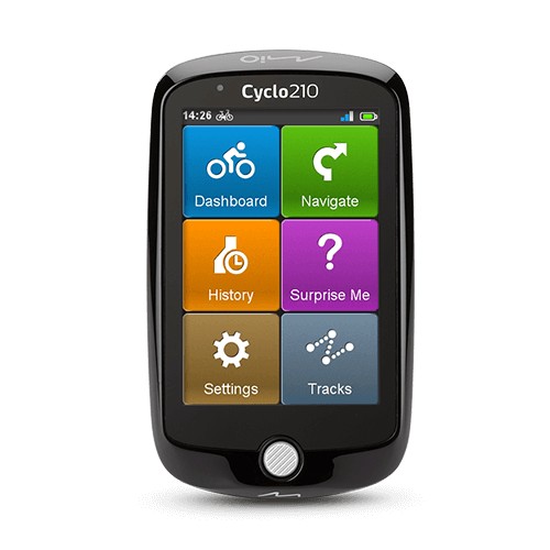 Mio Cyclo 210 8,9 cm (3,5"), spalvotas ekranas, 320 x 480, GPS (palydovinė), žemėlapiai