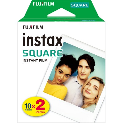 Fujifilm "Instax Square Glossy" momentinės juostos (2x10pl) Kiekis 20, 86 x 72 mm Priedai