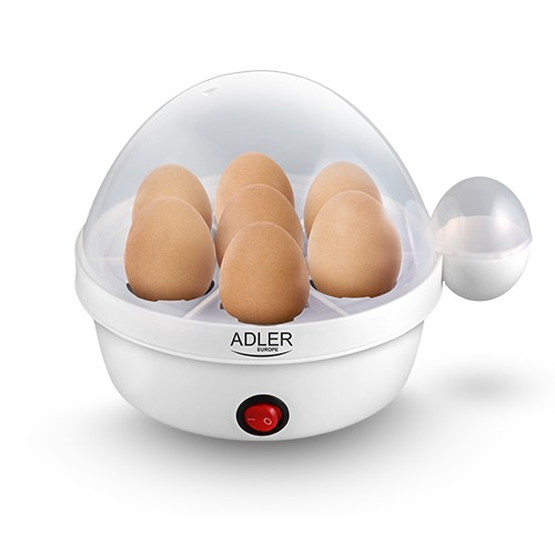 Adler Kiaušinių virimo katilas AD 4459 450 W, baltas, 7 kiaušinių talpa Kitos virtuvės