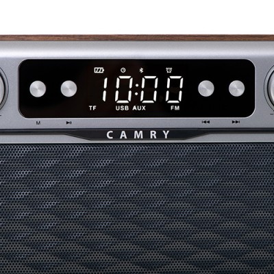 Camry "Bluetooth" radijo imtuvas CR 1183 16 W, AUX įvestis, medinis Radijo imtuvai, žadintuvai