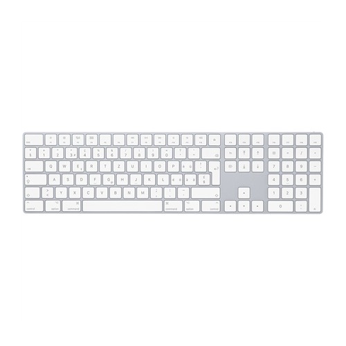 Apple Magic“ klaviatūra su belaide skaitine klaviatūra, klaviatūros išdėstymas anglų, švedų
