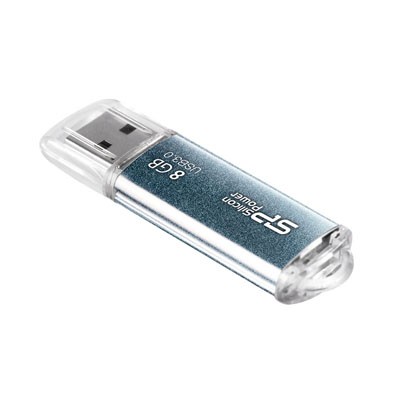 Silicon Power Marvel M01 8 GB, USB 3.0, mėlyna Išoriniai kietieji diskai Silicon Power