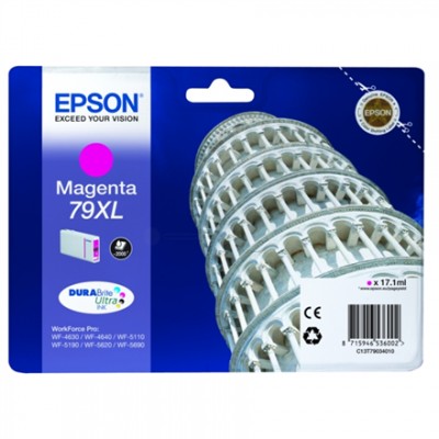 Epson 79XL C13T79034010 Inkjet cartridge, Magenta Spausdintuvų reikmenys Epson