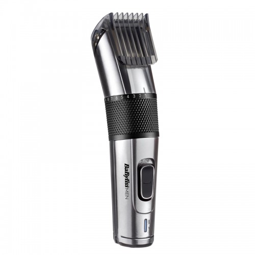 BABYLISS Hair Clippers E977E Cordless or corded, Number of length steps 26, Silver/Black Plaukų